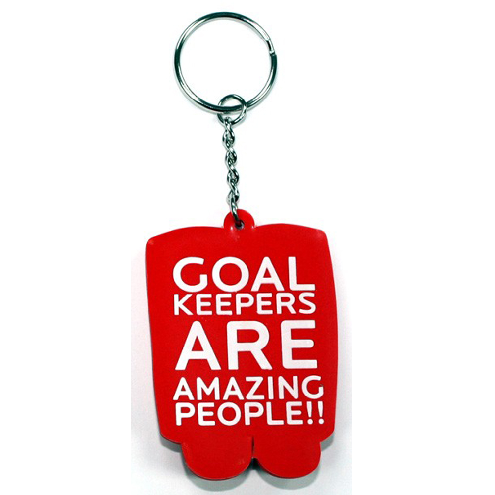 OBO keyring legguard kicker white/red