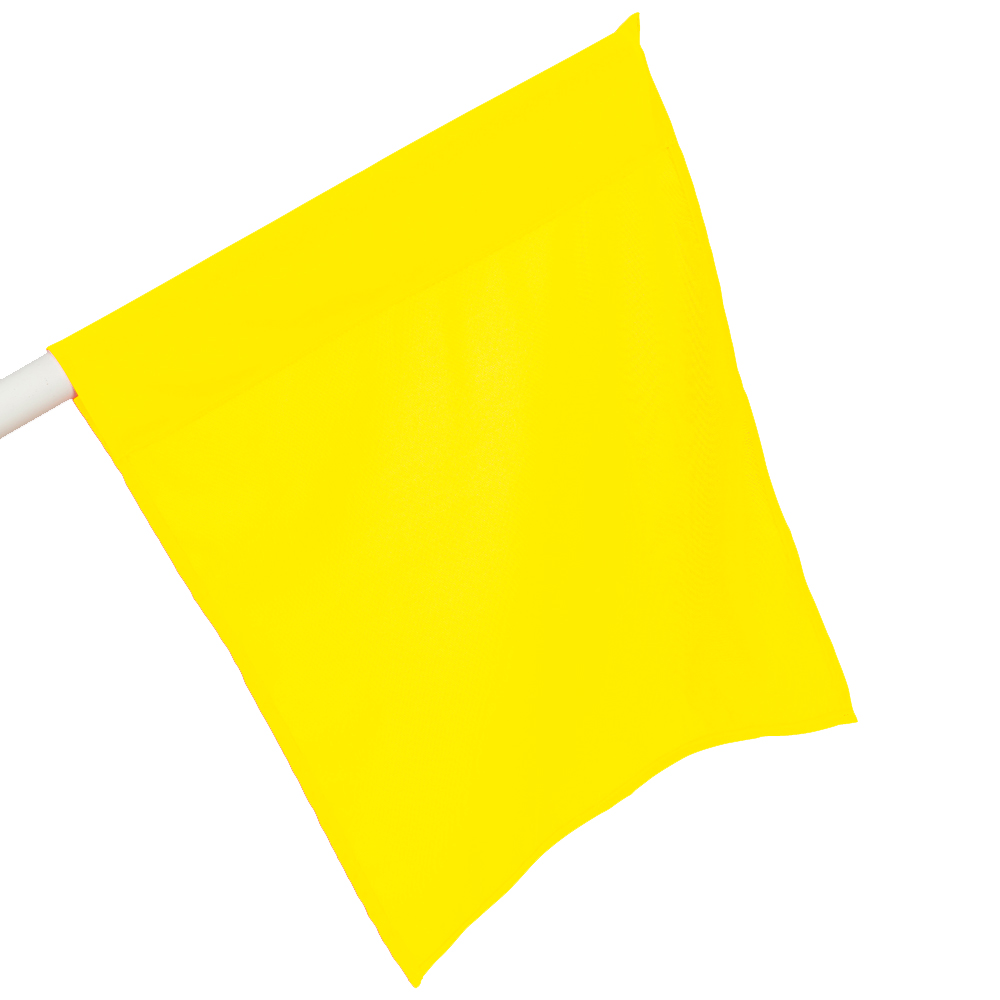 gele vlag, vlaggenstok, heldere geel, geel vak, kleding/vlag