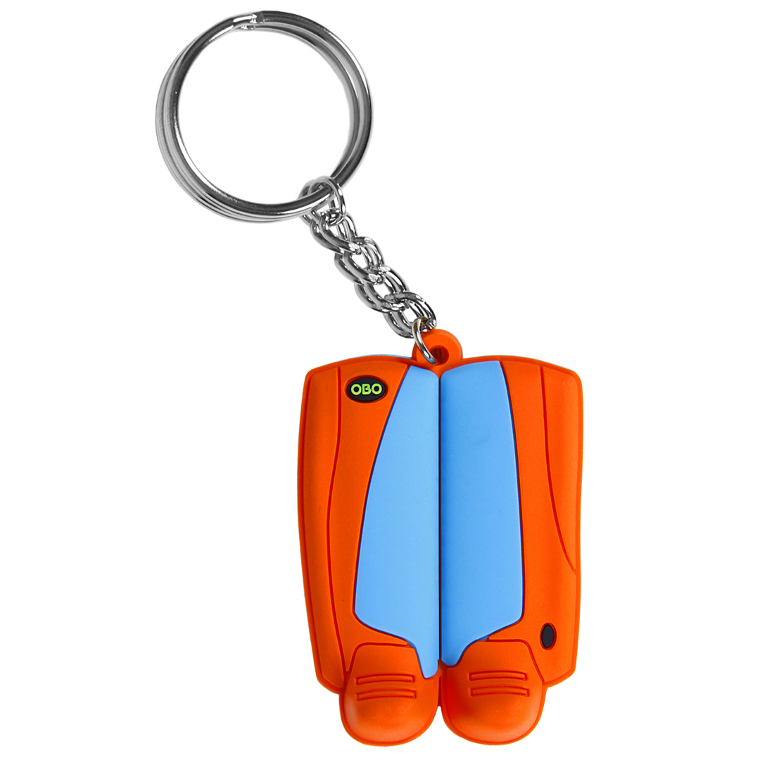 OBO keyring legguard/kicker peron/orange