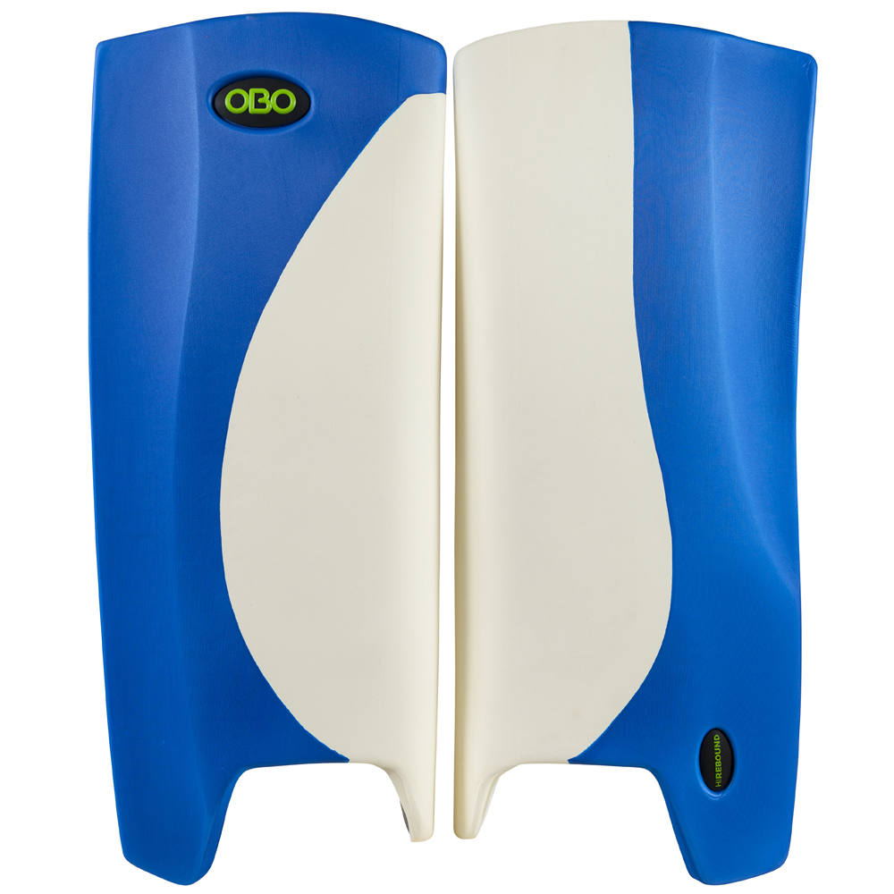 Obo Robo legguards Hi-rebound white/blue