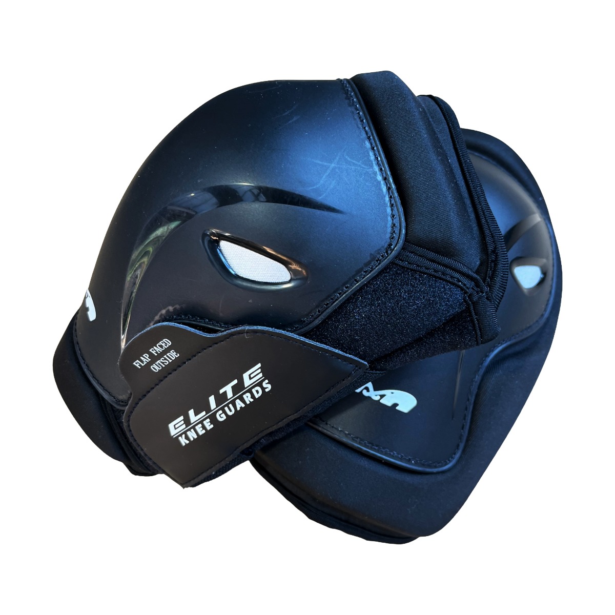 knee guards, elites, knee protection, neoprene, blue, knee guards, elbow pad, protective gear, slim design, blue