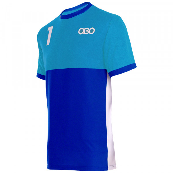 Obo custom goalieshirt peron/blue