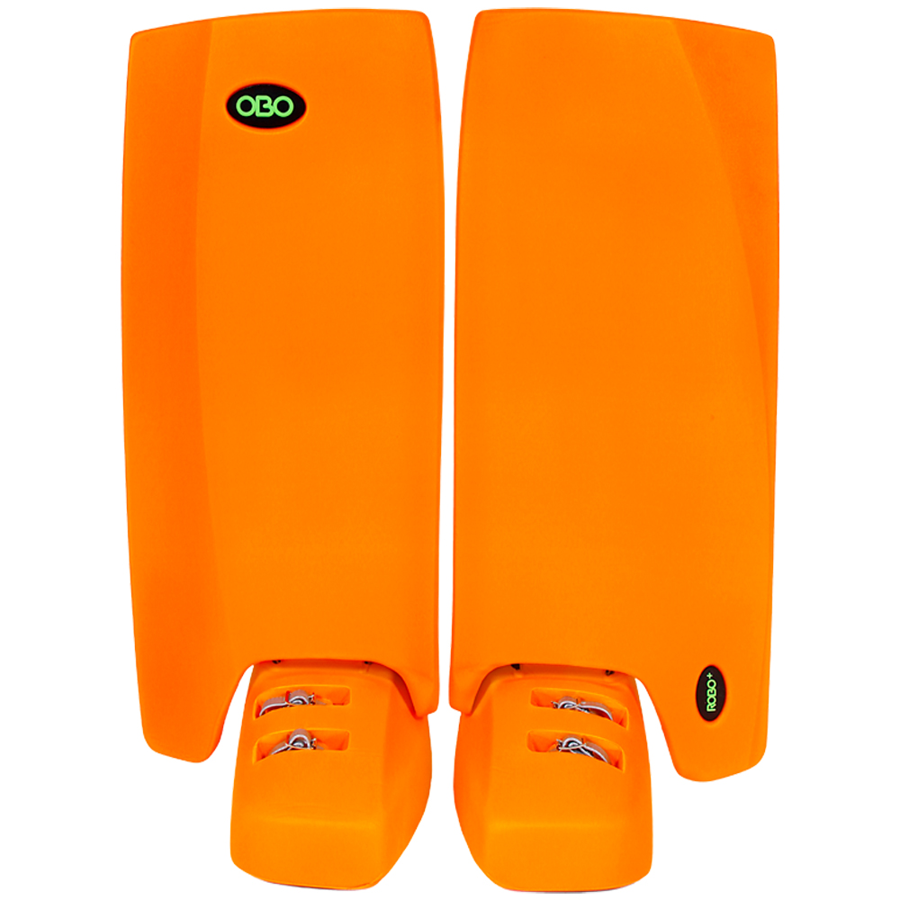 Obo Robo PLUS legguards orange | Legguards | Goalie Protection | Shop |  Verbunt Hockey